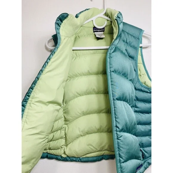 Patagonia Women's Small Blue Down Sweater Vest Women’s Goose Puffer Outdoors - Picture 4 of 7